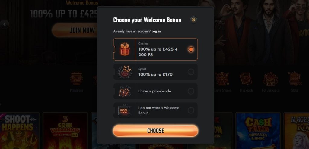 gransino casino login